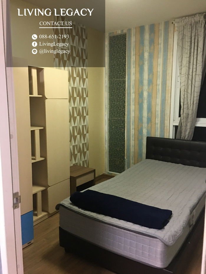 picture SJ2KUZ Condo For Rent Bliz Condominium Rama 9 - Hua Mak 45 Sq.M. Floor 2 Building A line id : @livinglegacy - 3/11