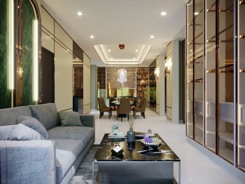 รูป บ้านเดี่ยว 3 ชั้น สุดหรู ที่โครงการ แกรนด์ บางกอก บูเลอวาร์ด อีสต์ พระราม 9 - รูปที่ 21/49