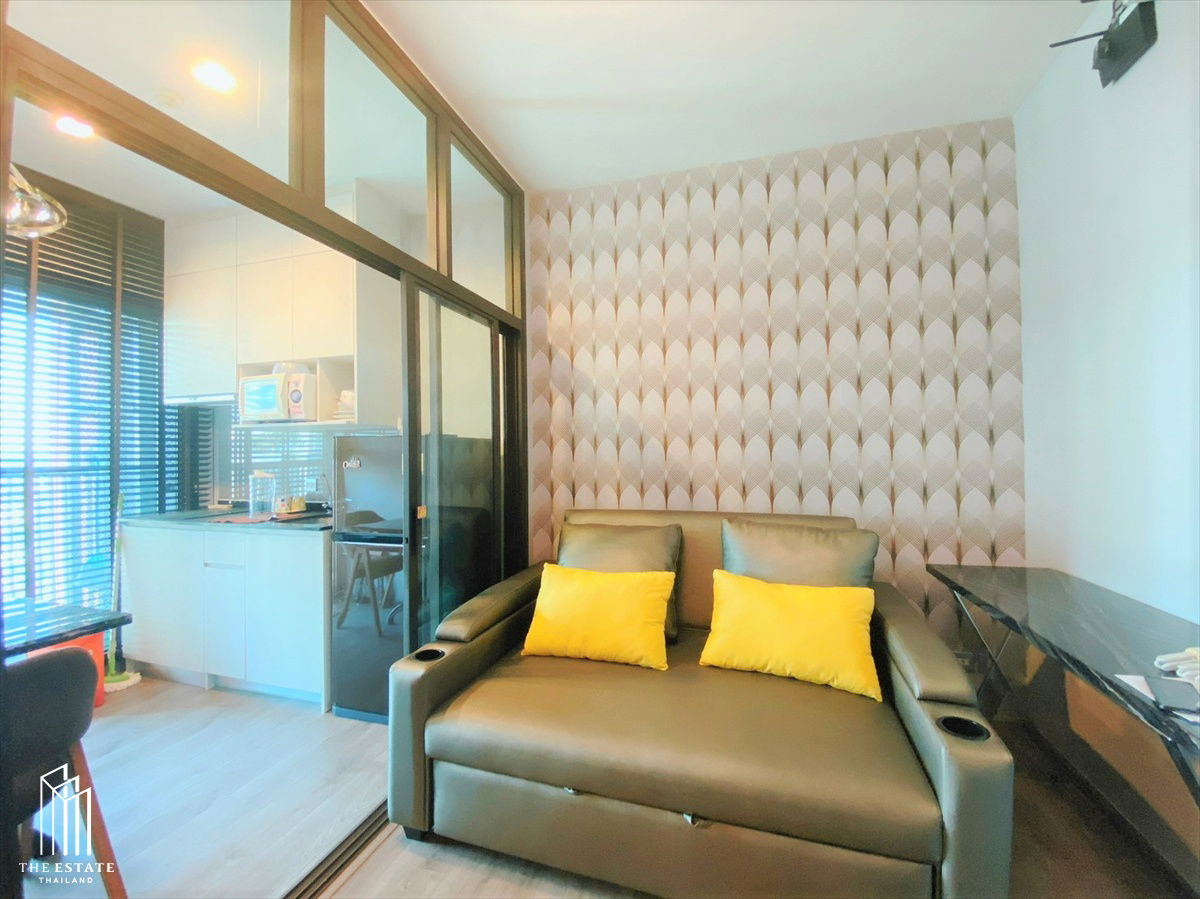 รูป For rent Whizdom Avenue Ratchada-Ladprao ติด MRT ลาดพร้าว ชั้นสูง วิวเมืองย่ามค่ำคืนสวยมากเป็นพิเศษ @15,500 Baht  - รูปที่ 3/7
