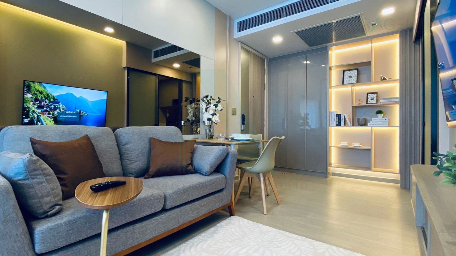 picture 🚩 For Rent Condo ONE9FIVE ASOKE - RAMA 9 Building A, Floor 14,1 bed room, Room size 36.00 sqm - 3/8