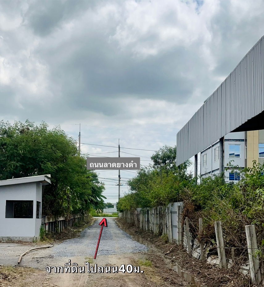 picture Land with factory warehouse for sale in Sai Noi District, Nonthaburi. Total area: 6 rai (2 title deeds). - 8/17