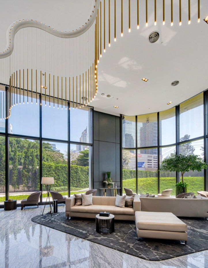 picture FOR RENT 🔥🔥The Esse at Singha Complex : The S.H. FOR RENTSingha Complex 🔥🔥 Luxury condo , MRT Phetchaburi and near Airport Link Asoke,with bathtub - 23/25