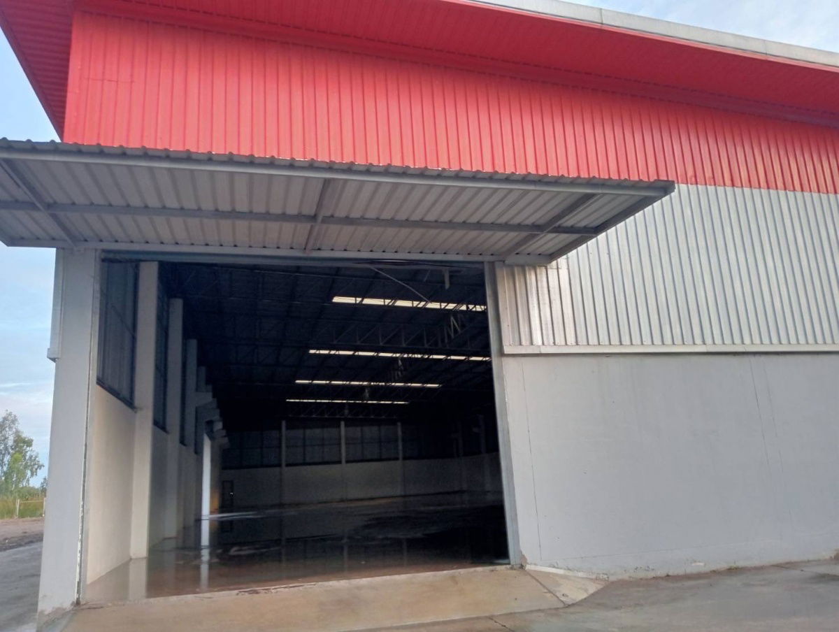 picture Land with factory warehouse for sale in Sai Noi District, Nonthaburi. Total area: 6 rai (2 title deeds). - 3/17