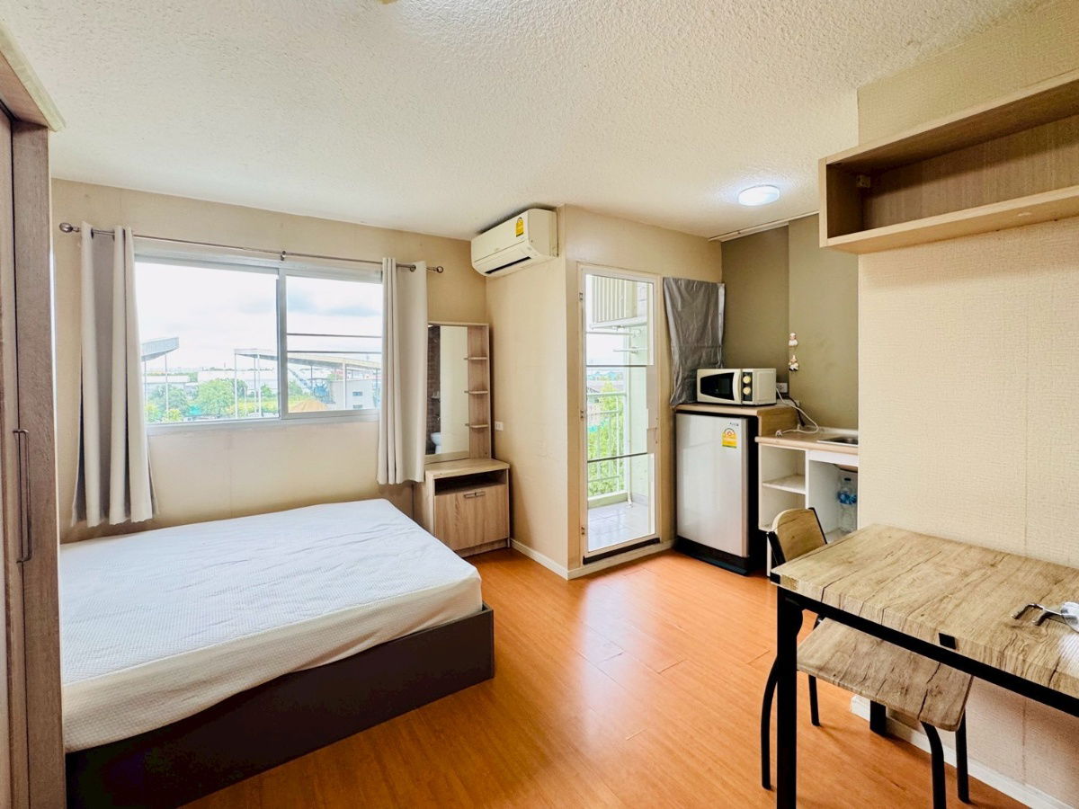 รูป 🏡ด่วน! ให้เช่าคอนโด ลุมพินีทาวน์ ร่มเกล้า-สุวรรณภูมิ✈️  ตึก A2 ชั้น 5  ห้องสตูดิโอ ขนาด 22 ตรม  - รูปที่ 5/5