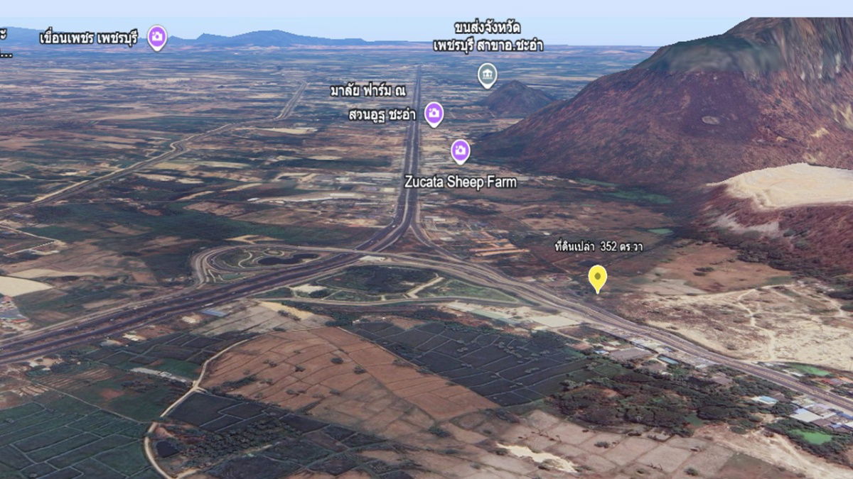 รูป ขายที่ดิน ผังเมืองสีชมพู – วิวภูเขา ทำเลทองทางเข้าหาดชะอำ โซนชะอำ–หัวหิน เพชรบุรี “จุดดักสายตาก่อนถึงทะเล - รูปที่ 5/13