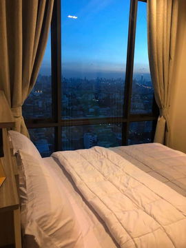 🚩 For Rent Condo WHIZDOM AVENUE RATCHADA - LADPRAO Building 1, Floor 24,1 bed room, Room size 30.00 sqm