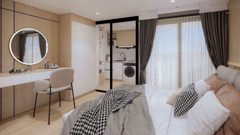 รูป ขายวิวเพลสคอนโด2 ชั้น 2 ห้องตกแต่งบิ้วอินครบ พร้อมเครื่องใช้ไฟฟ้า ติดถนนมหิดล แค่ 100 เมตร SW002856 - รูปที่ 2/11