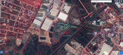 Sale of 10 rai, 3 ngan, 26 square wah of vacant land in Kokkrabue Subdistrict, Mueang Samut Sakhon District, Samut Sakhon Province.