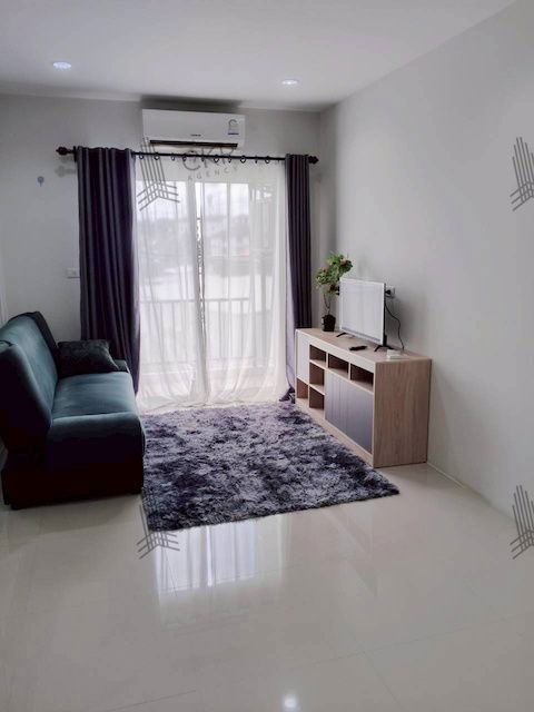 picture Condo The Residence near Sahapat Industrial Estate, Sriracha, Laem Chabang, beautiful room with built-in furniture. - 4/13