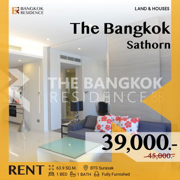 The Bangkok Sathorn 🌟 ห้องสวย ยูนิตราคาถูกกว่าตลาด💥 ใกล้ BTS สุรศักดิ์