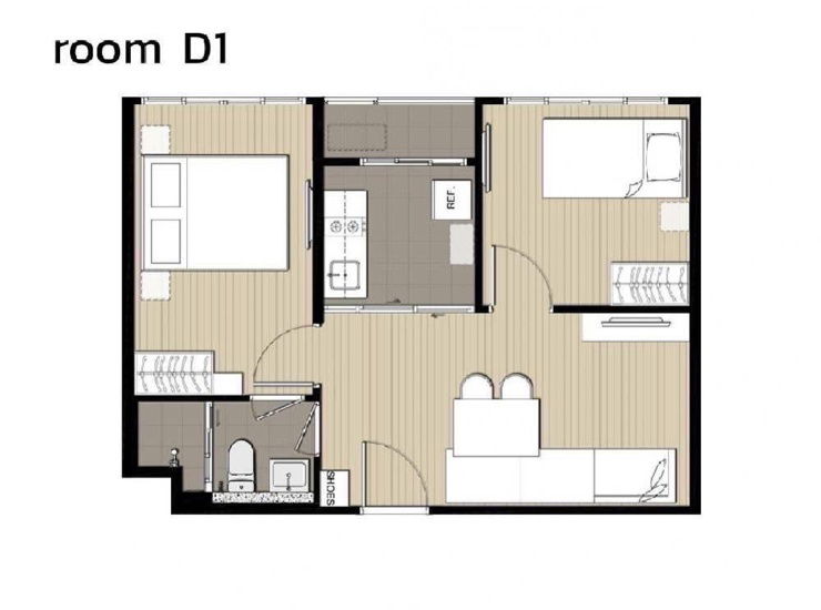 รูป Elio Del Moss Phaholyothin 34 คอนโด 2 ห้องนอนใกล้ BTS เสนานิคม พร้อมเข้าอยู่✅ - รูปที่ 11/11