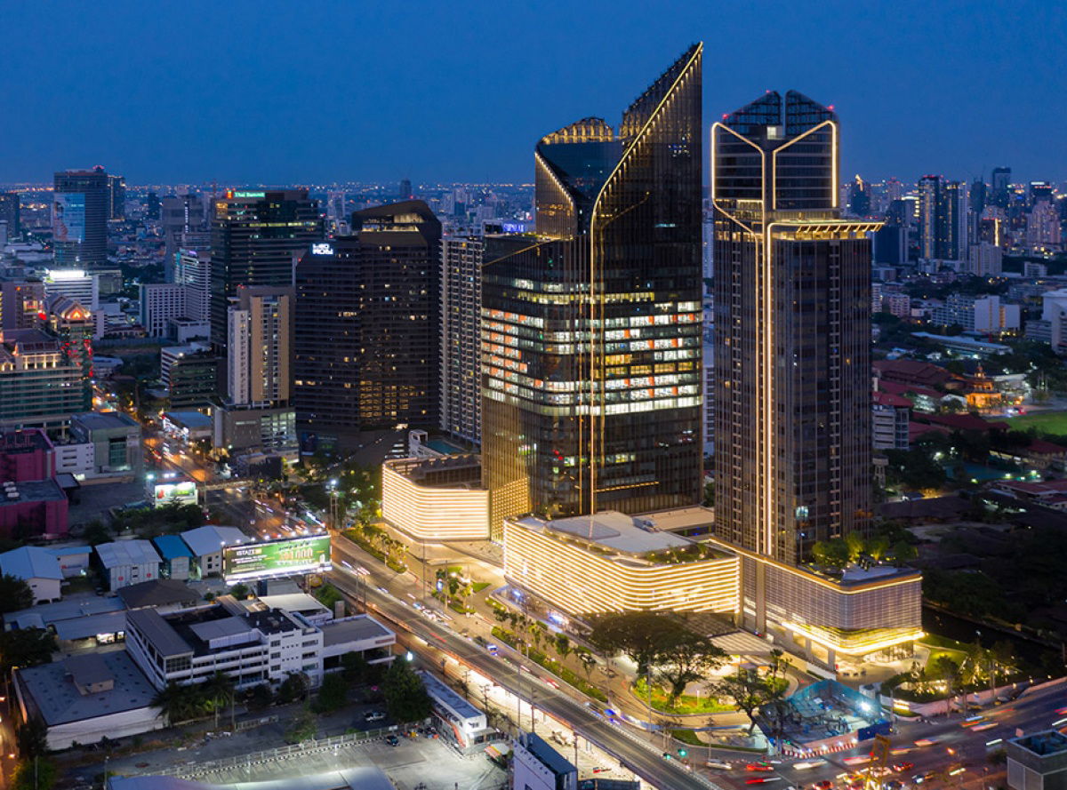 picture FOR RENT 🔥🔥The Esse at Singha Complex : The S.H. FOR RENTSingha Complex 🔥🔥 Luxury condo , MRT Phetchaburi and near Airport Link Asoke,with bathtub - 24/25