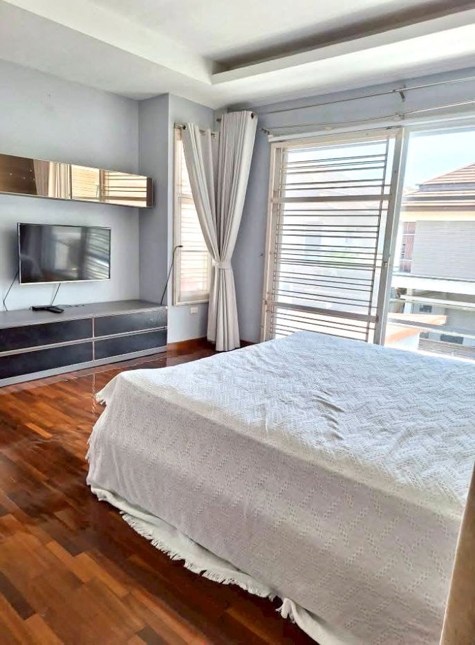 picture For rent: 2-storey detached house in a project, Khuan Lang location, 3 bedrooms, size 60 sq m. ● Rent 35,000 baht/month - 8/53