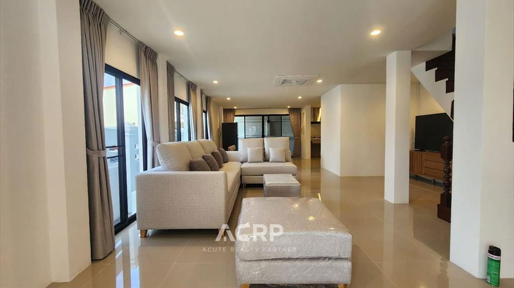 picture Townhouse for rent, newly renovated, Sirikam, Sukhumvit 72, good location, only 500 meters from BTS  - 5/19