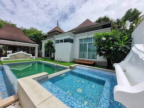 Pool villa house for rent, project on Sukhumvit Road, Central Pattaya
