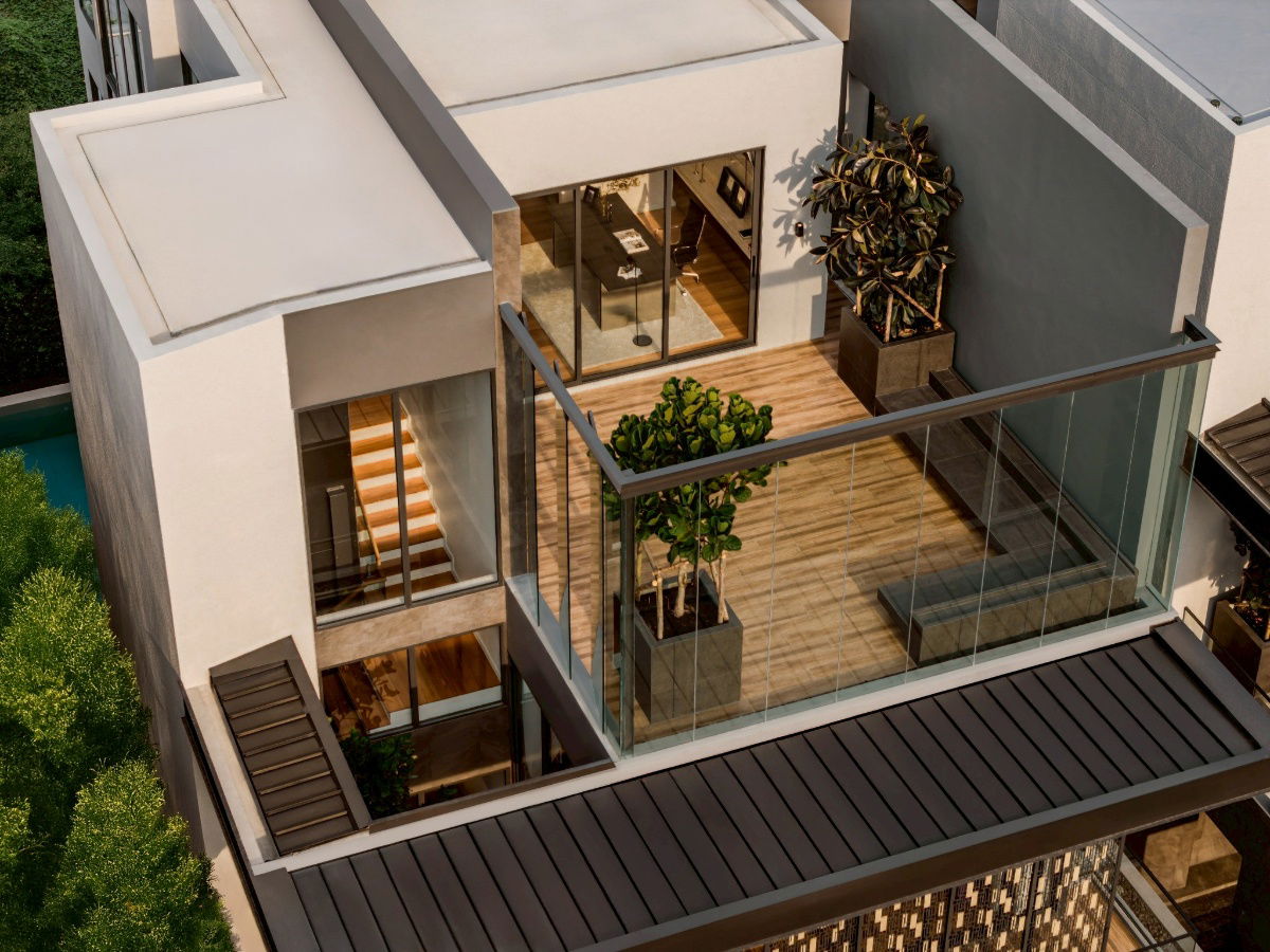 picture For sale: Show house at Tierra Ladprao 41 project, a 3-story Luxury detached house in modern tropical pool villa style, -SW002858 - 4/11