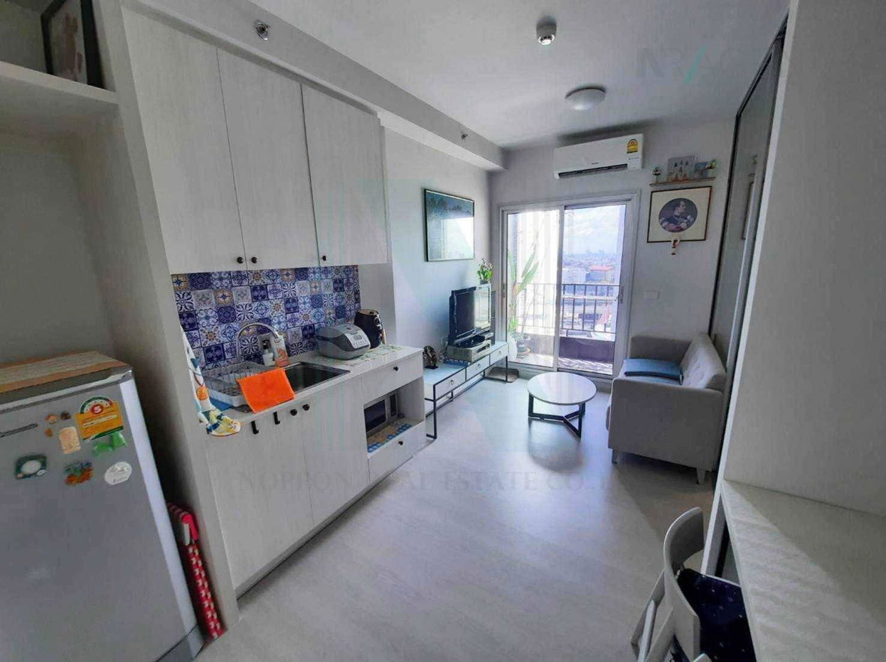 รูป 🚩 ให้เช่าคอนโด แชปเตอร์วัน ชายน์ บางโพ อาคาร 1 ชั้น 27 1 ห้องนอน ขนาด 27 ตรม ใกล้ ตลาดสดศรีเขมา - รูปที่ 7/8