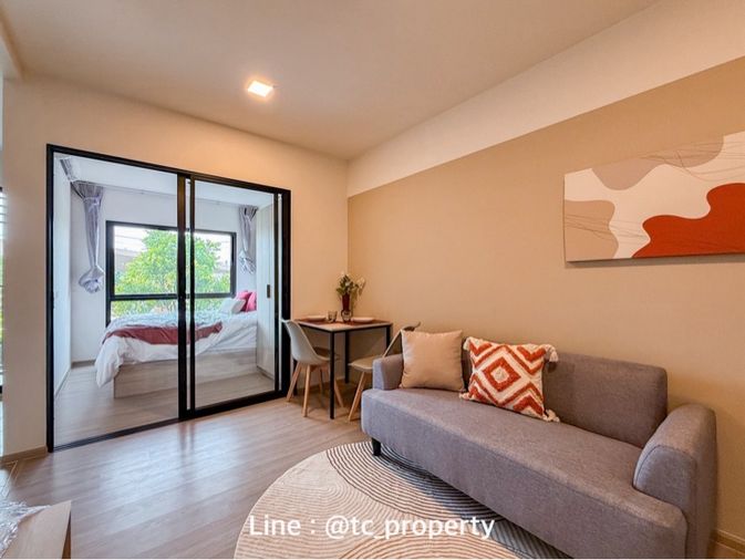 ให้เช่า ดีคอนโด เซนส์ บางแสน ใกล้ปาร์คอิน มอ.บูรพาบางแสน ห้องใหม่ แต่งสวย