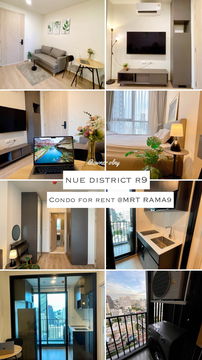 เช่าคอนโด Nue District R9 Rama 9/นิว ดิสทริค อาร์ไนน์ พระราม 9 (B6808069) ID Line : @condo88