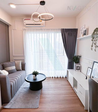 🔺 For Sell Condo A SPACE ASOKE-RATCHADA Building F, Floor 12,1 bed room, Room size 35 sqm