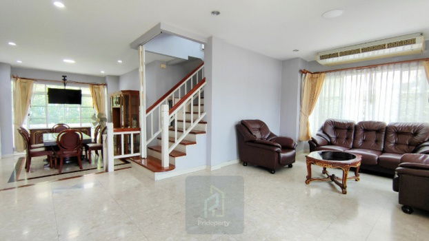 รูป ให้ เช่า ถูกที่สุด บ้านเดี่ยว นันทวัน สวนหลวง ร.9 95 ตร.วา เฟอร์นิเจอร์และเครื่องใช้ไฟฟ้าครบ พร้อมอยู่ - รูปที่ 2/12