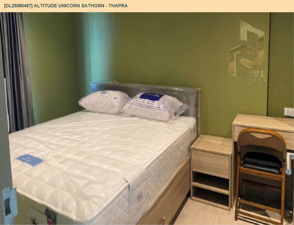 รูป DL25080457 ให้เช่าคอนโด อัลติจูด ยูนิคอร์น สาทร - ท่าพระ (Altitude Unicorn Sathorn - Thapra) ใกล้ BTS ตลาดพลู พร้อมเข้าอยู่ โทรด่วน 0638692663 LineID @655ebbvc - รูปที่ 3/12