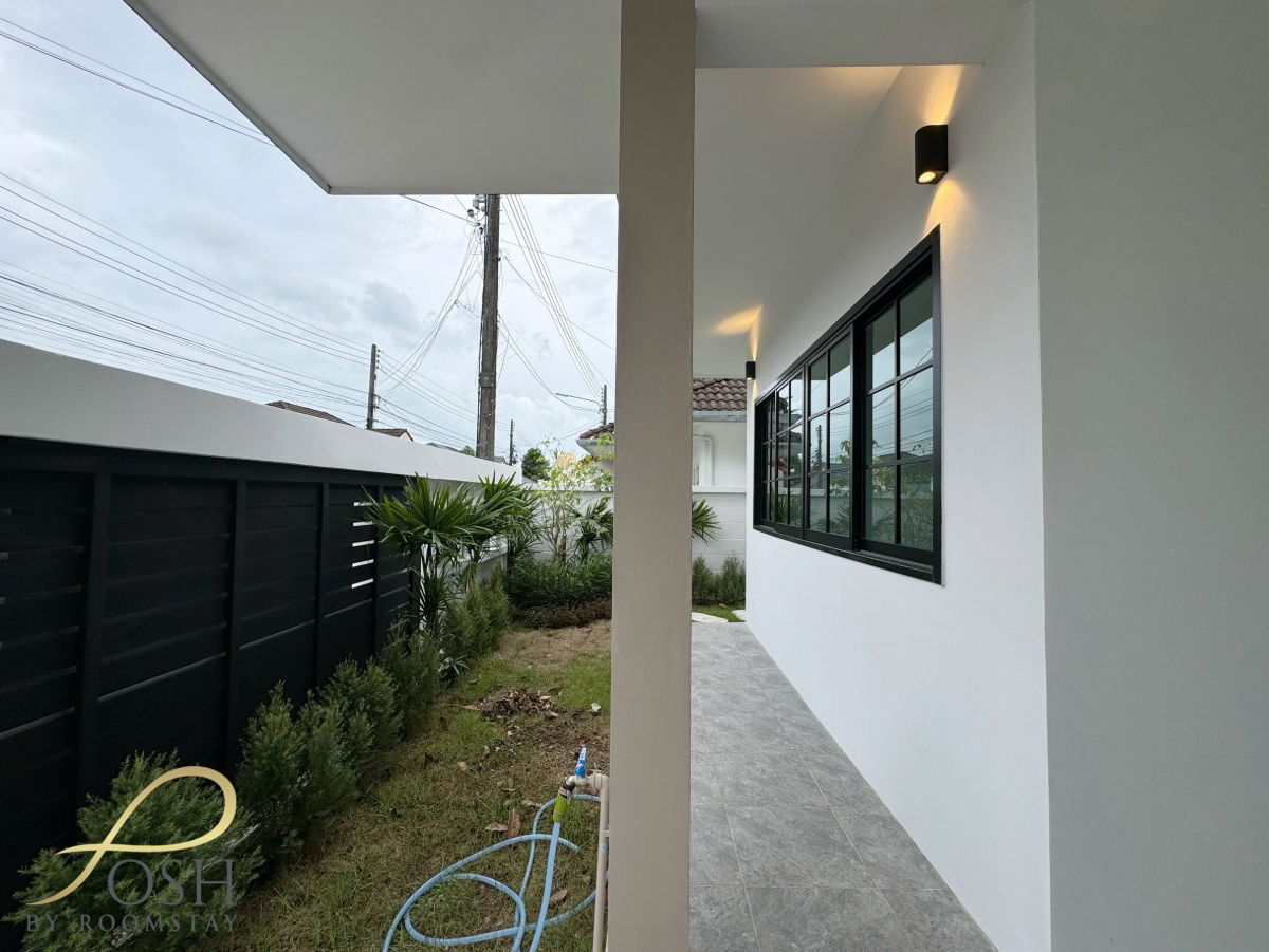 picture Phoonsub Village, Soi Ta-Eaid | Newly Renovated Semi-Detached House | Cozy Modern Style | Prime Fitness Street Location | 4,280,000 - 9/19