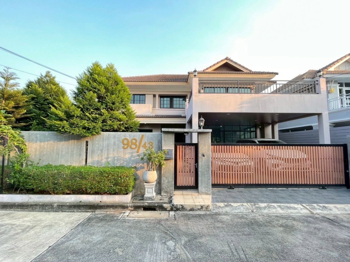 รูป PK005 ขายบ้านเดี่ยวรีโนเวทใหม่ พร้อมอยู่ ทำเลดีเยี่ยม – หมู่บ้านธารา ปิ่นเกล้า - รูปที่ 1/20