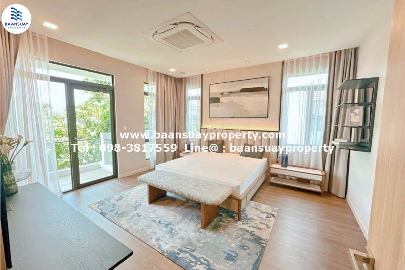 รูป ให้เช่า บ้านเดี่ยว 2 ชั้น โครงการหรู มัณฑนา บางนา กม.15  พร้อมหิ้วกระเป๋าเข้าอยู่ - รูปที่ 13/17