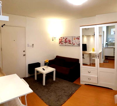 คอนโดให้เช่า : 🟨🟨ลุมพินี ร่มเกล้า สุวรรณภูมิ A1 ชั้น8 พร้อมอยู่23 สิงหาคม สนใจติดต่อ 082-3223695🟨🟨