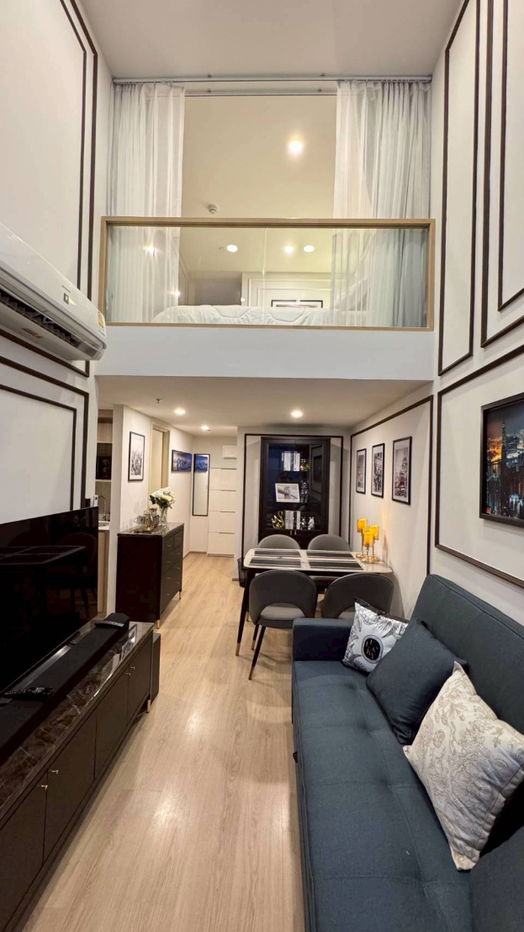 picture Condo for rent: Life Rama 4-Asoke, 450 meters from MRT Sirikit. Beautifully decorated duplex unit. - 15/20