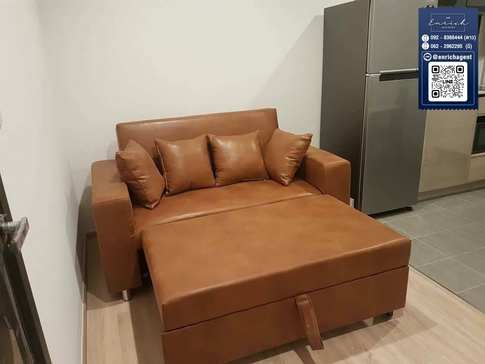 picture 💙For rent The Base Garden Rama 9, fully furnished, great price, ARL Ramkhamhaeng💙 Call 062-2962295 Ni// Line id: @enrichagent - 3/8