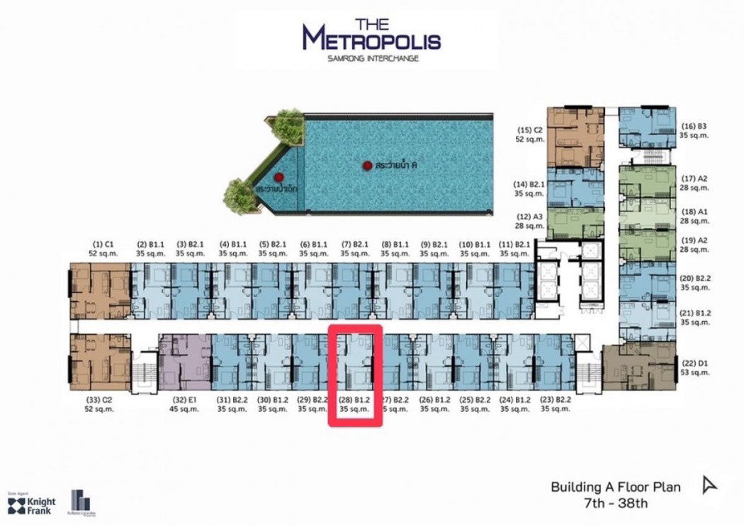 รูป ให้ เช่า คอนโด M1237 The Metropolis สำโรง Interchange 35 ตรม - รูปที่ 9/9