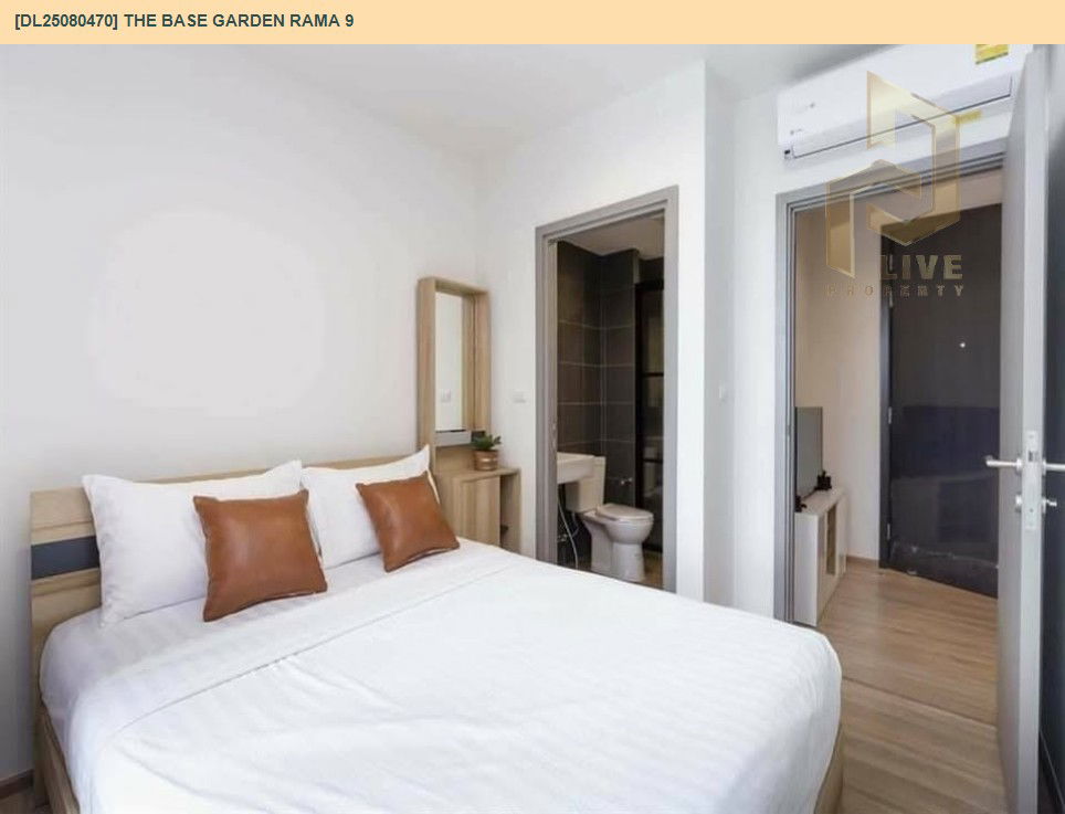 picture DL25080470 Condo for rent, The Base Garden Rama 9  near สายสีส้ม, ready to move in, call urgently 0656133286 LineID @655ebbvc - 3/9