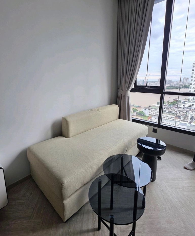picture Condo for rent: Chapter Charoen Nakhon - Riverside | 1-bedroom condo with Chao Phraya River views, ready to move in - 3/5