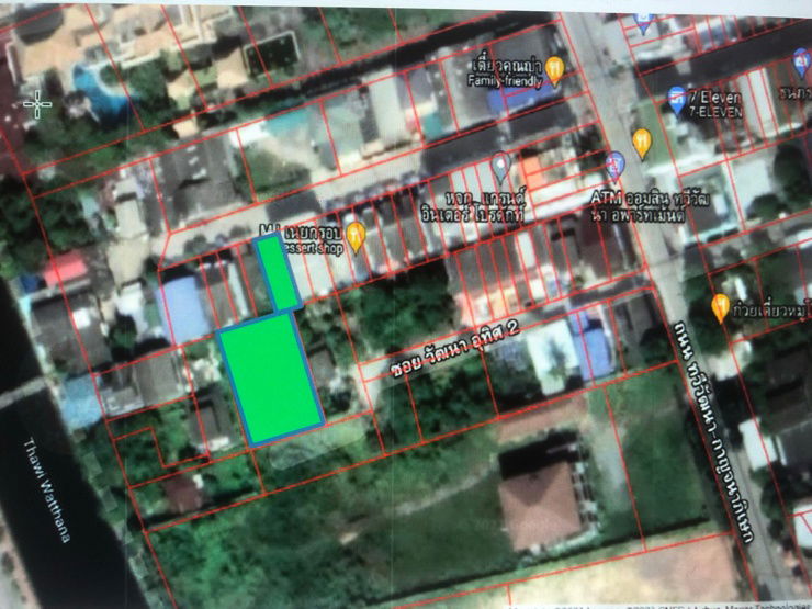 รูป ขายที่ดินเปล่า ย่านทวีวัฒนา แวดล้อมบ้านพักอาศัยใกล้ 7 / 11  - รูปที่ 2/5