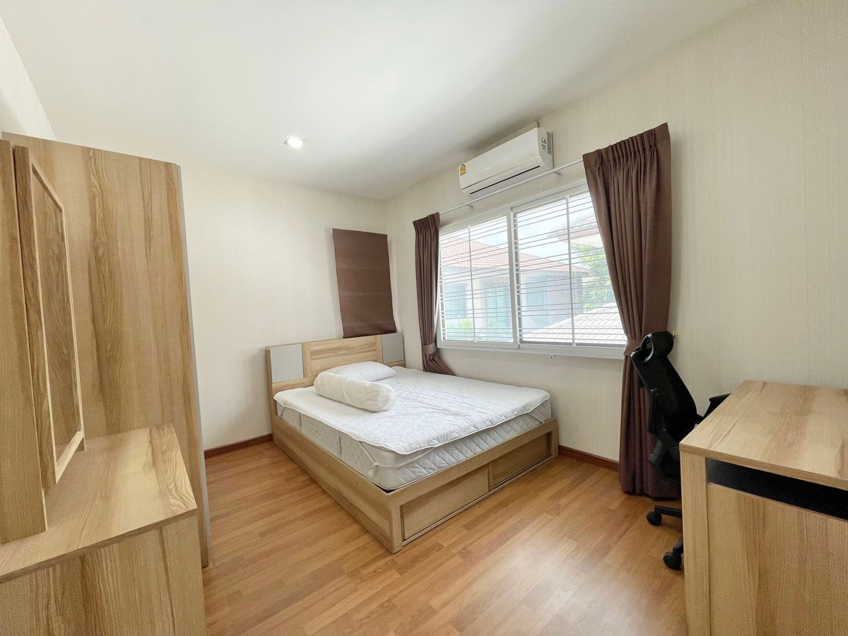 picture Detached house for rent, Golden Village, Bangna, King Kaew, 4 bedrooms, fully furnished, ready to move in, near Suvarnabhumi Airport, Mega Bangna - 25/31