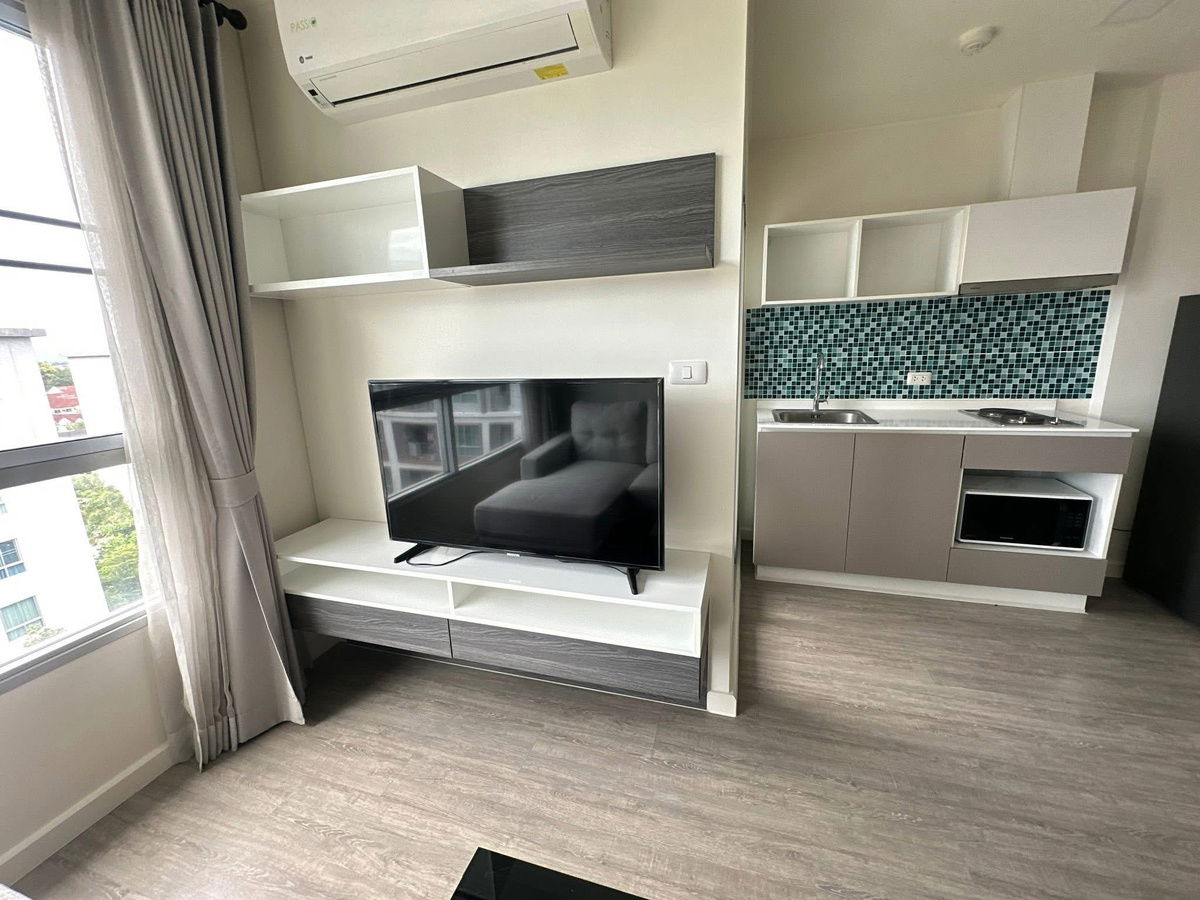 picture ✅For sale: D Condo Pink, pool view, 37 sq m, 8th floor, Building B, beautiful room ☎️064-792-4426 (Ben) - 3/30