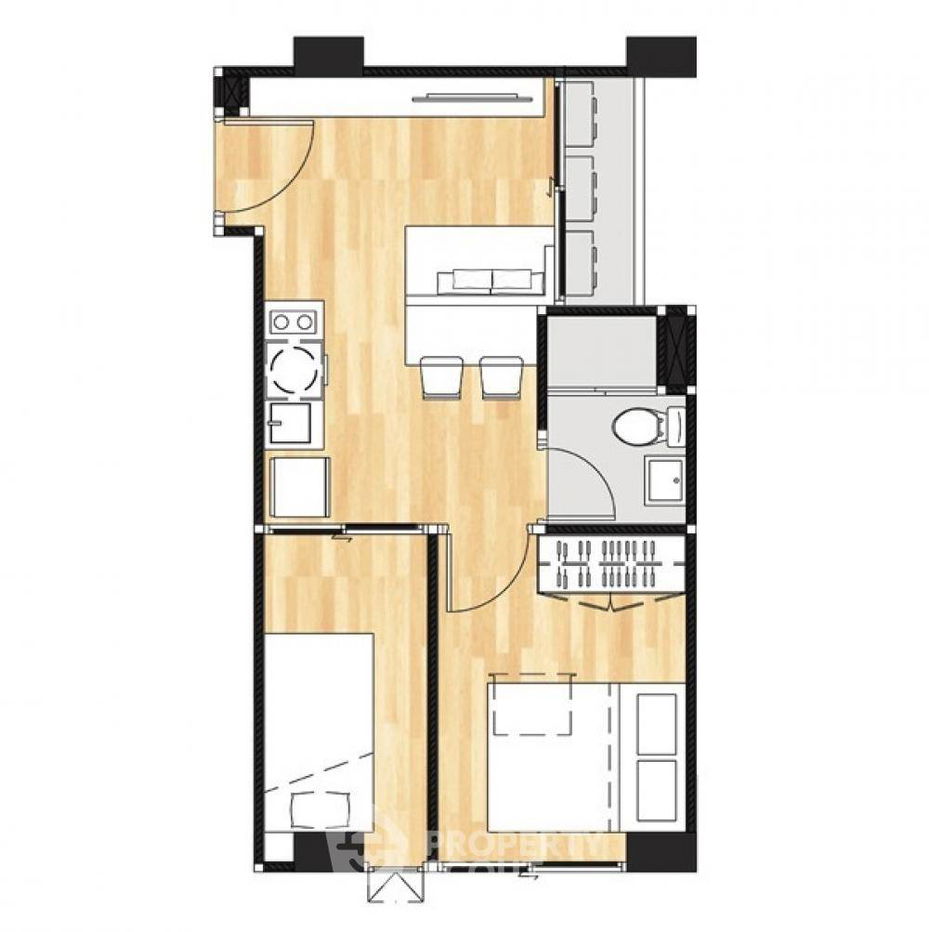 รูป คอนโด 2-ห้องนอน ที่ พอส ไอดี สุขุมวิท 107 ใกล้ BTS แบริ่ง (ID 1163009) - รูปที่ 27/29