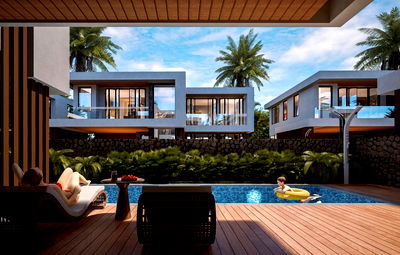 Houses for sale Nong Prue, Chonburi : Modern style house with a modern twist, near Jomtien Beach