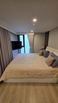 🔺 For Rent Condo LIFE RAMA 4-ASOKE Building 1, Floor 34,Duplex 2 bed room, Room size 53 sqm