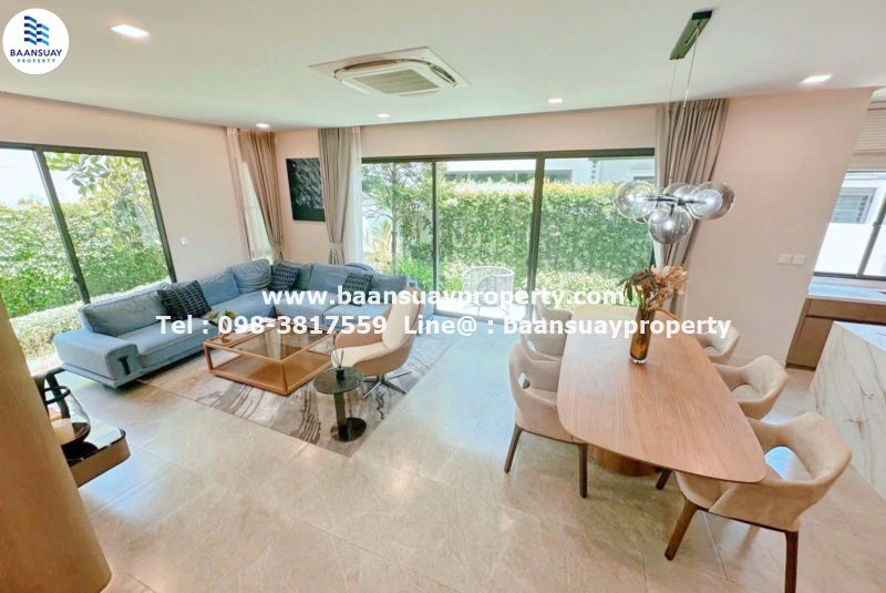 รูป ให้เช่า บ้านเดี่ยว 2 ชั้น โครงการหรู มัณฑนา บางนา กม.15  พร้อมหิ้วกระเป๋าเข้าอยู่ - รูปที่ 4/17