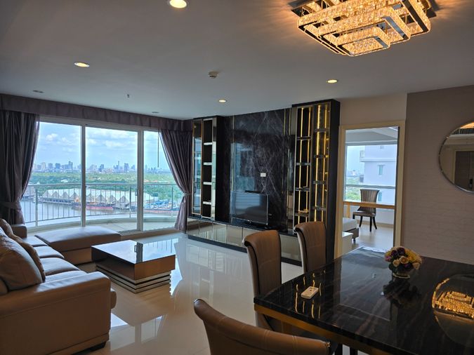 3-bed condo for rent, 148 sqm, Supalai Riva Grande