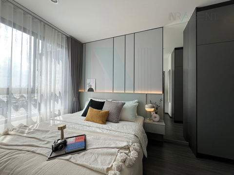 📌 For Rent Condo IDEO SUKHUMVIT - RAMA 4 Building 1, Floor 28,1 bed room, Room size 35 sqm