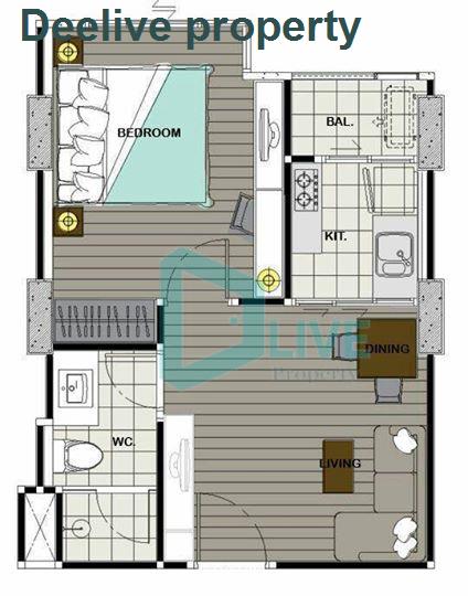 รูป DL002755 ให้เช่าคอนโด เดอะ เพรสซิเดนท์ สาทร - ราชพฤกษ์ 2 (The President Sathorn - Ratchaphruek 2) ใกล้ BTS บางหว้า พร้อมเข้าอยู่ โทรด่วน 0638692663 LineID @534wlwof - รูปที่ 8/8