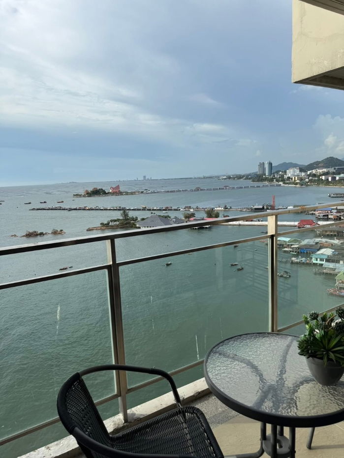 picture UK01-362 Condo for rent, Marina Bayfront Sriracha, 2 bedrooms, 2 bathrooms, sea view room, 88 sq m., sea side, corner room, 50,000 baht/month. - 2/16