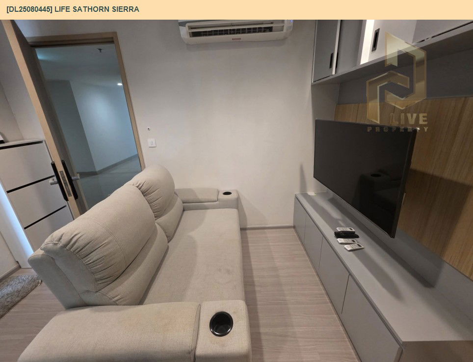 รูป DL25080445 ให้เช่าคอนโด ไลฟ์ สาทร เซียร์รา (Life Sathorn Sierra) ใกล้ BTS ตลาดพลู พร้อมเข้าอยู่ โทรด่วน 0638692663 LineID @534wlwof - รูปที่ 16/20