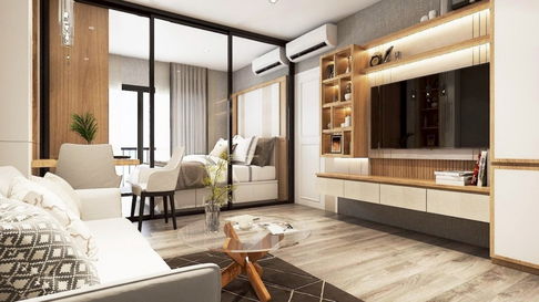 WS 2319 [Rent] The Politan Aqua 💰 Rent: 12,000 baht/month 🚆 Location: near MRT Phra Nang Klao