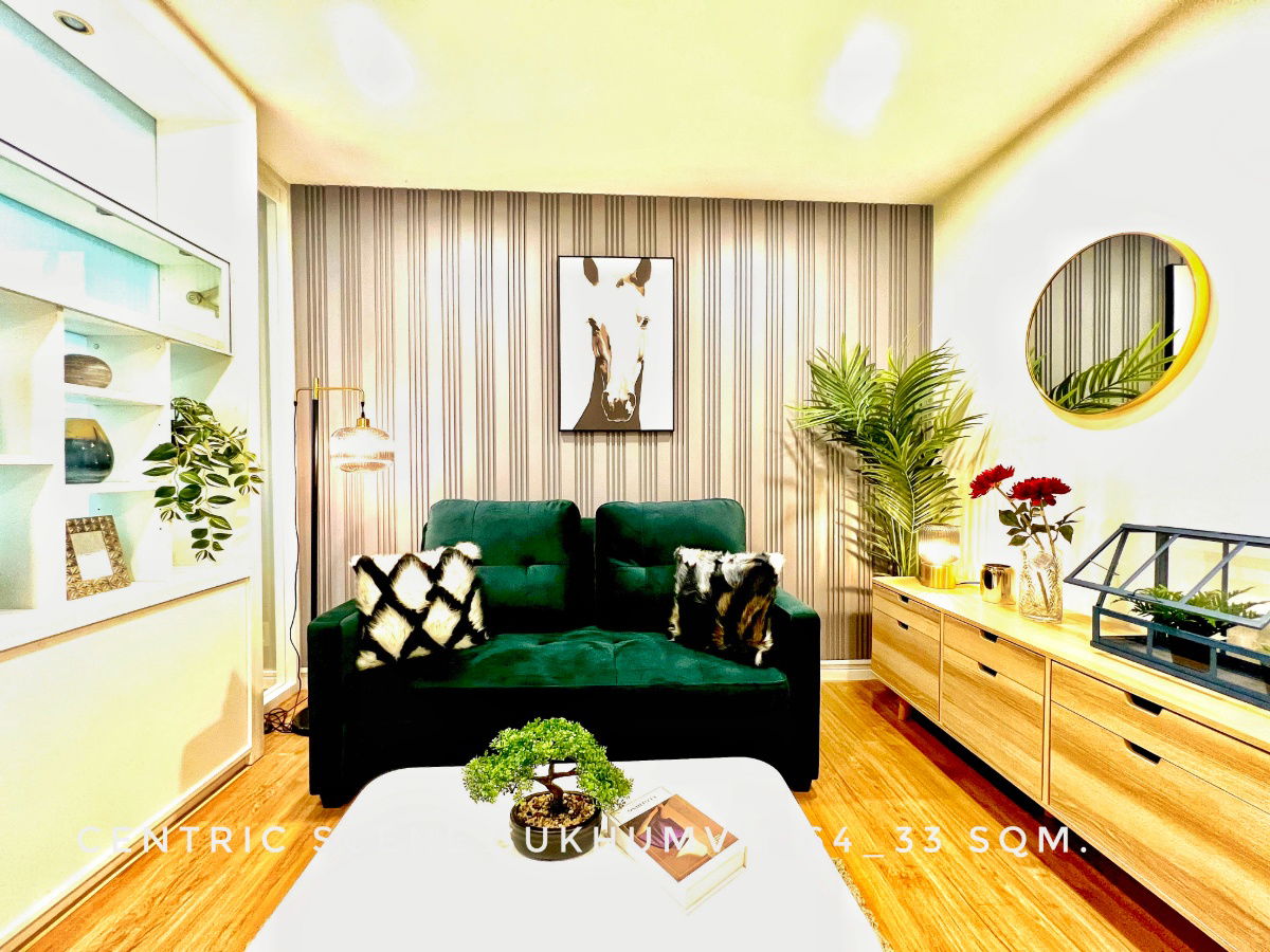 รูป พร้อมเช่า Centric Scene Sukhumvit 64  ติดรถไฟฟ้าปุณณวิถีและอุดมสุข 400 ม.  แต่งครบพร้อมอยู่สไตล์ Private Luxury Resort - รูปที่ 4/11