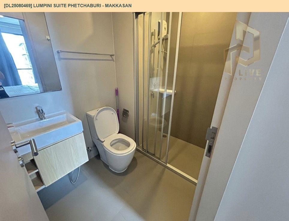 รูป DL25080469 ให้เช่าคอนโด ลุมพินี สวีท เพชรบุรี - มักกะสัน (Lumpini Suite Phetchaburi - Makkasan) ใกล้ MRT เพชรบุรี พร้อมเข้าอยู่ โทรด่วน 0638692663 LineID @534wlwof - รูปที่ 6/6
